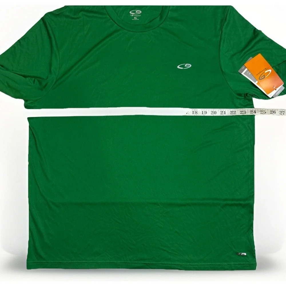 Champion Training Duo Dry Lite T-shirt Forest Green Short Sleeve Men's Size XL - Picture 4 of 8